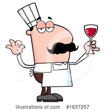 Royalty-Free (RF) Chef Clipart Illustration by Hit Toon - Stock Sample #1637257