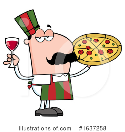 Pizza Clipart #1637258 by Hit Toon