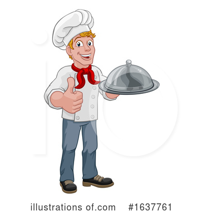 Royalty-Free (RF) Chef Clipart Illustration by AtStockIllustration - Stock Sample #1637761