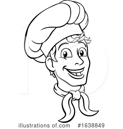 Royalty-Free (RF) Chef Clipart Illustration by AtStockIllustration - Stock Sample #1638849