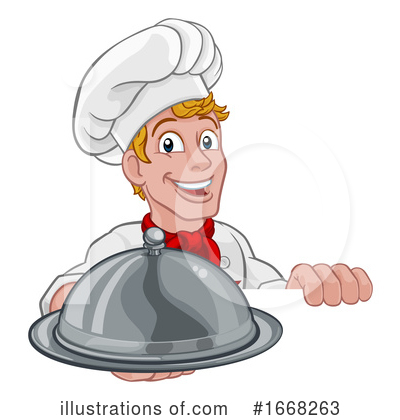 Royalty-Free (RF) Chef Clipart Illustration by AtStockIllustration - Stock Sample #1668263