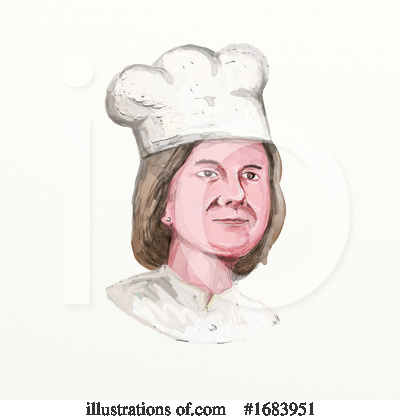 Royalty-Free (RF) Chef Clipart Illustration by patrimonio - Stock Sample #1683951