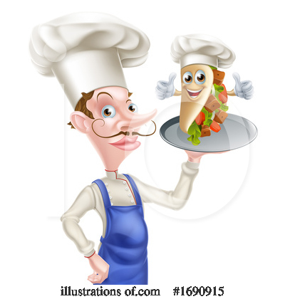 Kebab Clipart #1690915 by AtStockIllustration