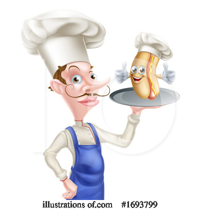 Hot Dog Clipart #1693799 by AtStockIllustration