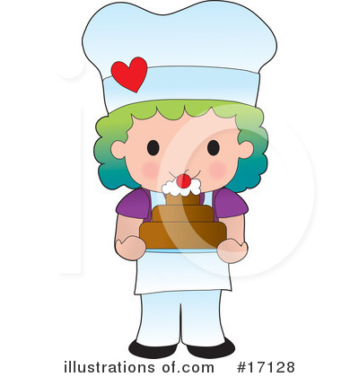Royalty-Free (RF) Chef Clipart Illustration by Maria Bell - Stock Sample #17128