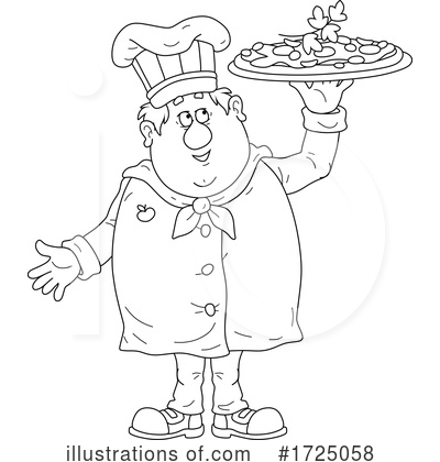 Royalty-Free (RF) Chef Clipart Illustration by Alex Bannykh - Stock Sample #1725058