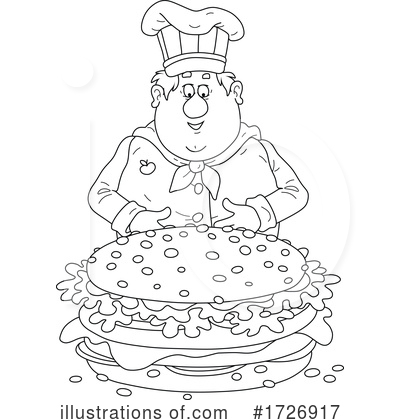 Royalty-Free (RF) Chef Clipart Illustration by Alex Bannykh - Stock Sample #1726917