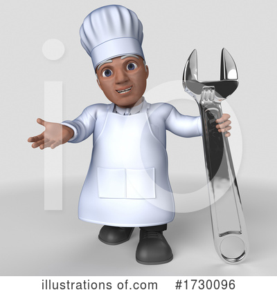 Royalty-Free (RF) Chef Clipart Illustration by KJ Pargeter - Stock Sample #1730096
