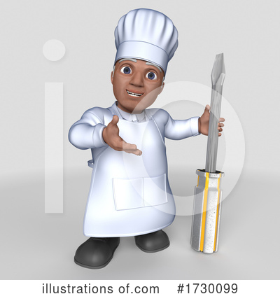Royalty-Free (RF) Chef Clipart Illustration by KJ Pargeter - Stock Sample #1730099