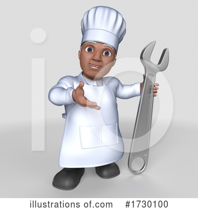 Royalty-Free (RF) Chef Clipart Illustration by KJ Pargeter - Stock Sample #1730100