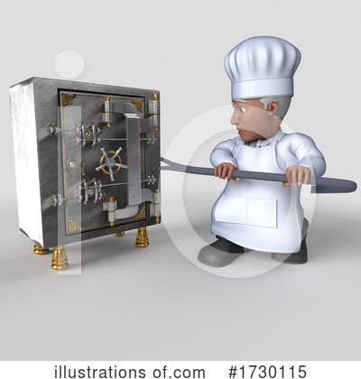 Royalty-Free (RF) Chef Clipart Illustration by KJ Pargeter - Stock Sample #1730115