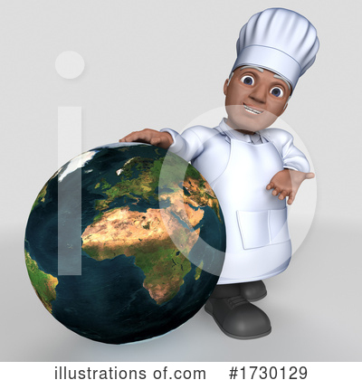 Royalty-Free (RF) Chef Clipart Illustration by KJ Pargeter - Stock Sample #1730129