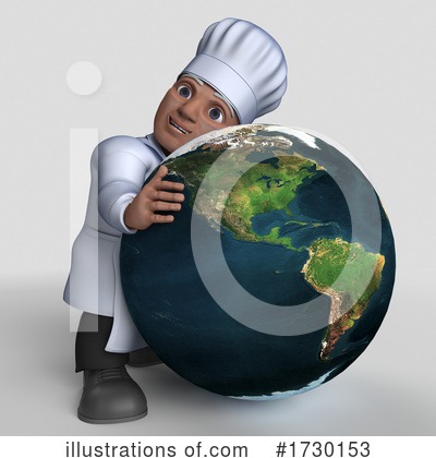 Royalty-Free (RF) Chef Clipart Illustration by KJ Pargeter - Stock Sample #1730153