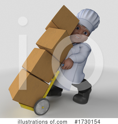 Royalty-Free (RF) Chef Clipart Illustration by KJ Pargeter - Stock Sample #1730154
