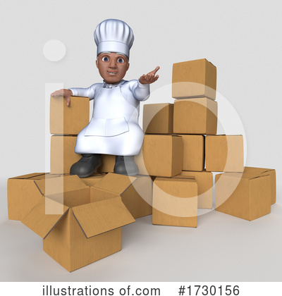 Royalty-Free (RF) Chef Clipart Illustration by KJ Pargeter - Stock Sample #1730156