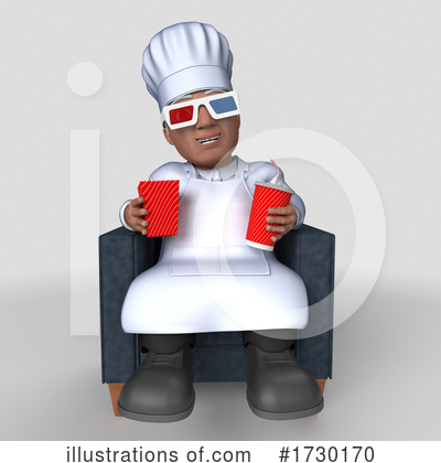 Royalty-Free (RF) Chef Clipart Illustration by KJ Pargeter - Stock Sample #1730170