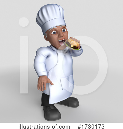 Royalty-Free (RF) Chef Clipart Illustration by KJ Pargeter - Stock Sample #1730173