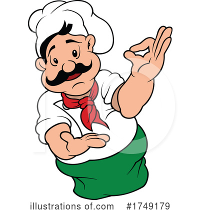 Royalty-Free (RF) Chef Clipart Illustration by dero - Stock Sample #1749179