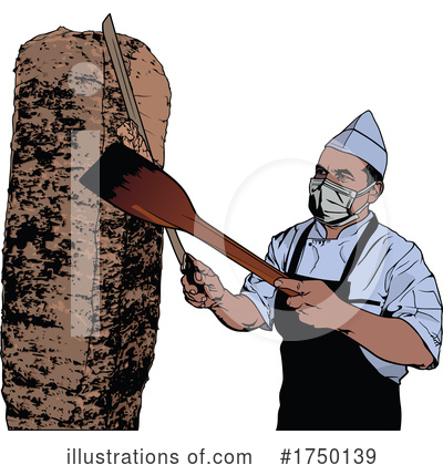Royalty-Free (RF) Chef Clipart Illustration by dero - Stock Sample #1750139