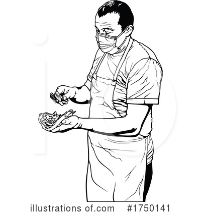 Royalty-Free (RF) Chef Clipart Illustration by dero - Stock Sample #1750141