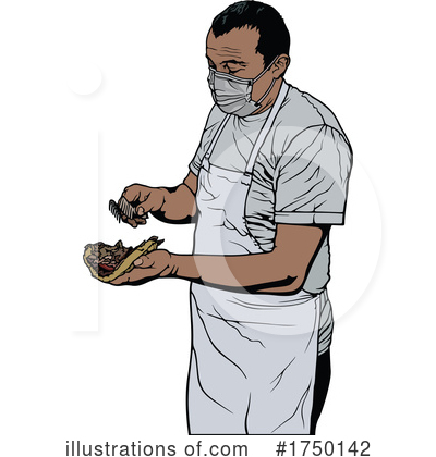 Royalty-Free (RF) Chef Clipart Illustration by dero - Stock Sample #1750142