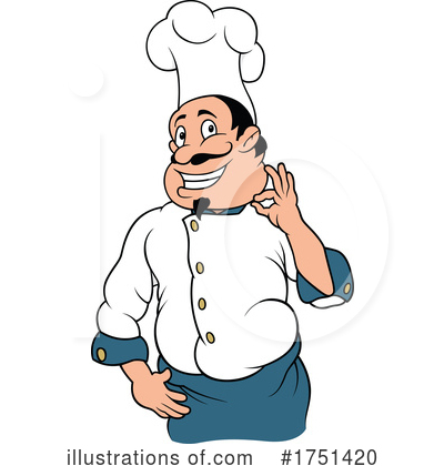 Royalty-Free (RF) Chef Clipart Illustration by dero - Stock Sample #1751420