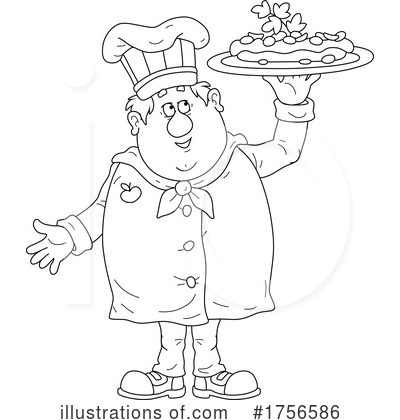 Royalty-Free (RF) Chef Clipart Illustration by Alex Bannykh - Stock Sample #1756586