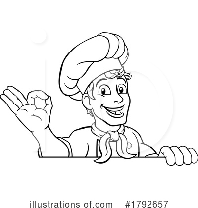 Royalty-Free (RF) Chef Clipart Illustration by AtStockIllustration - Stock Sample #1792657