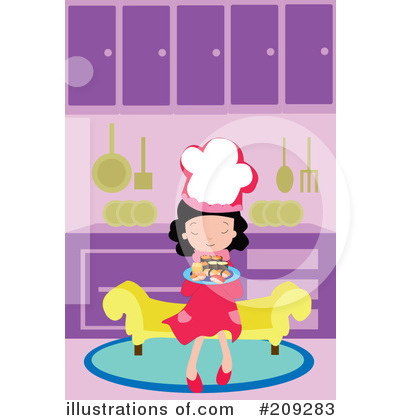 Royalty-Free (RF) Chef Clipart Illustration by mayawizard101 - Stock Sample #209283