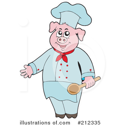 Royalty-Free (RF) Chef Clipart Illustration by visekart - Stock Sample #212335