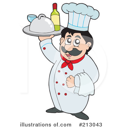 Royalty-Free (RF) Chef Clipart Illustration by visekart - Stock Sample #213043