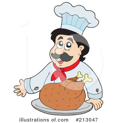 Royalty-Free (RF) Chef Clipart Illustration by visekart - Stock Sample #213047