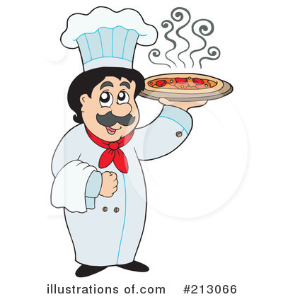 Royalty-Free (RF) Chef Clipart Illustration by visekart - Stock Sample #213066