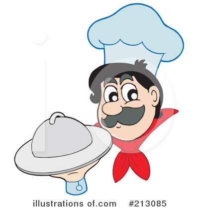 Royalty-Free (RF) Chef Clipart Illustration by visekart - Stock Sample #213085
