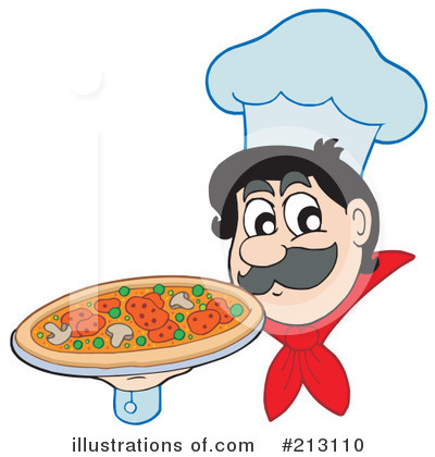 Royalty-Free (RF) Chef Clipart Illustration by visekart - Stock Sample #213110