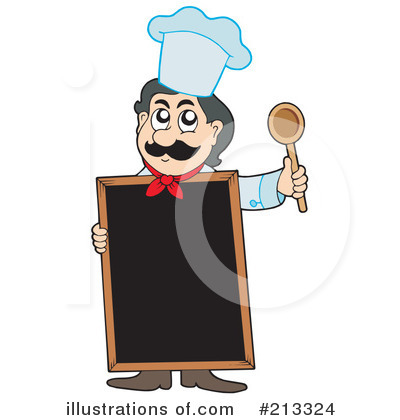 Royalty-Free (RF) Chef Clipart Illustration by visekart - Stock Sample #213324