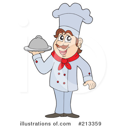 Royalty-Free (RF) Chef Clipart Illustration by visekart - Stock Sample #213359