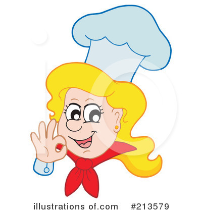 Royalty-Free (RF) Chef Clipart Illustration by visekart - Stock Sample #213579