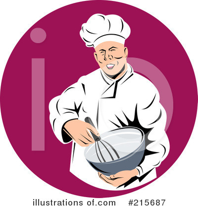 Royalty-Free (RF) Chef Clipart Illustration by patrimonio - Stock Sample #215687