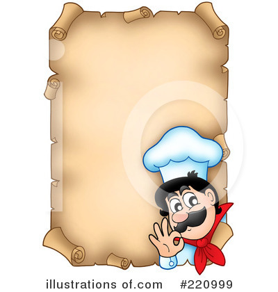 Royalty-Free (RF) Chef Clipart Illustration by visekart - Stock Sample #220999