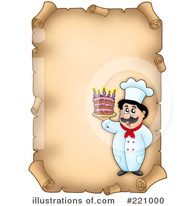 Royalty-Free (RF) Chef Clipart Illustration by visekart - Stock Sample #221000