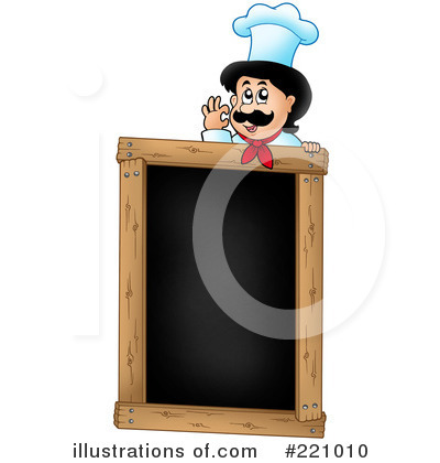 Royalty-Free (RF) Chef Clipart Illustration by visekart - Stock Sample #221010