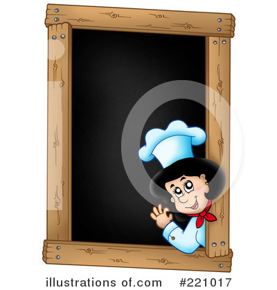 Royalty-Free (RF) Chef Clipart Illustration by visekart - Stock Sample #221017