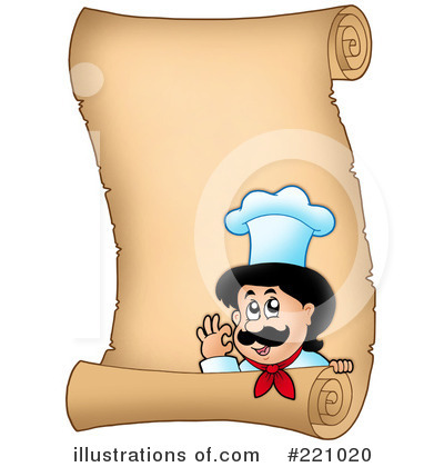 Royalty-Free (RF) Chef Clipart Illustration by visekart - Stock Sample #221020