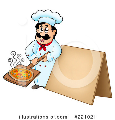 Royalty-Free (RF) Chef Clipart Illustration by visekart - Stock Sample #221021