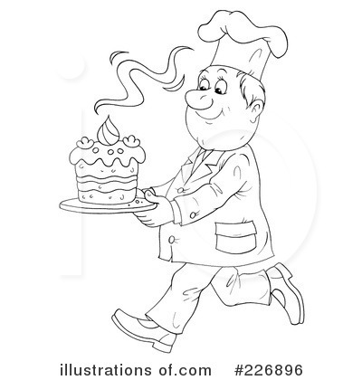 Royalty-Free (RF) Chef Clipart Illustration by Alex Bannykh - Stock Sample #226896