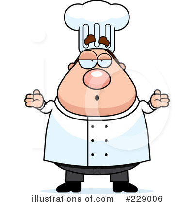 Royalty-Free (RF) Chef Clipart Illustration by Cory Thoman - Stock Sample #229006