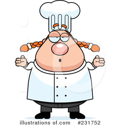 Royalty-Free (RF) Chef Clipart Illustration by Cory Thoman - Stock Sample #231752