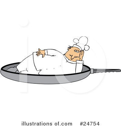 Royalty-Free (RF) Chef Clipart Illustration by djart - Stock Sample #24754