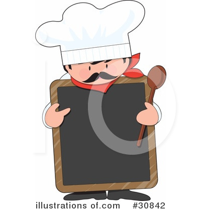 Royalty-Free (RF) Chef Clipart Illustration by Maria Bell - Stock Sample #30842
